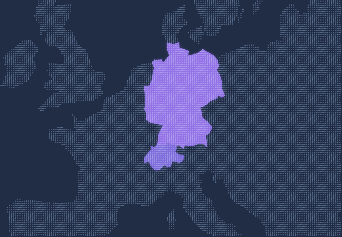 Karte Deutschland/Europa mit Standorten der N4-Gruppe und INOMIC Walldorf
